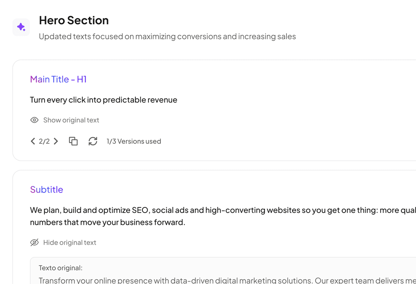 Copywriter Pro preview